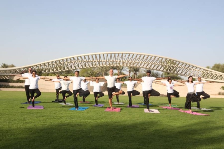 حديقة أم الإمارات تواكب يوم الصحة النفسية بـ«الصحة واللياقة»