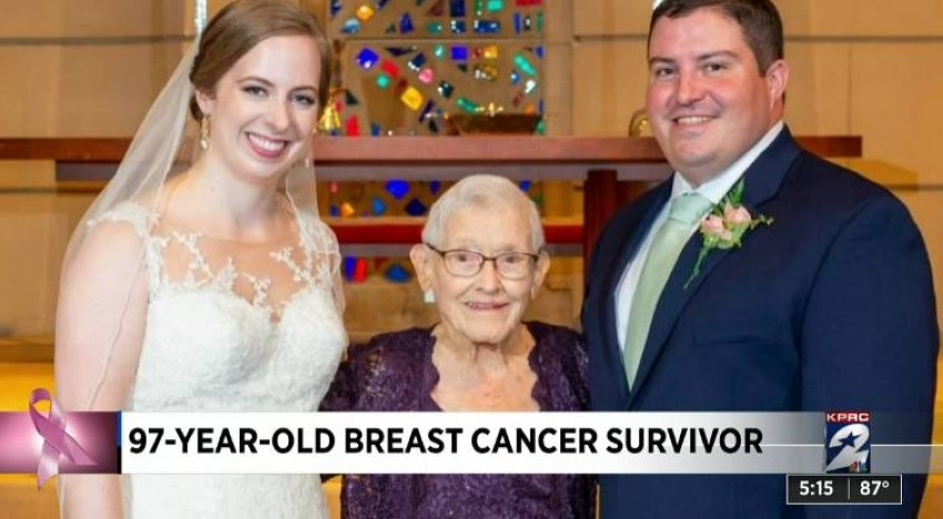 تهزم السرطان لحضور «زفاف حفيدها»