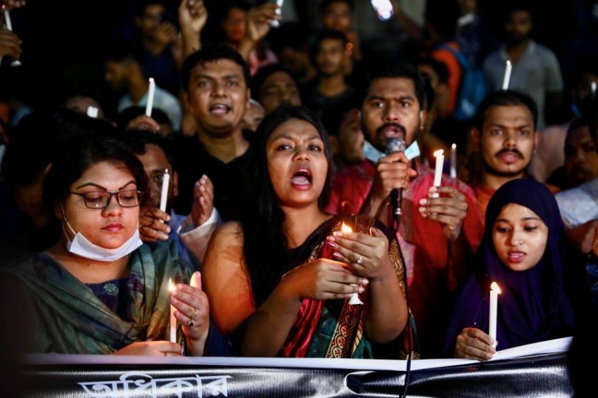 «الدين للأفراد وبنغلاديش للجميع».. مسيرة سلمية تدعو لوقف العنف