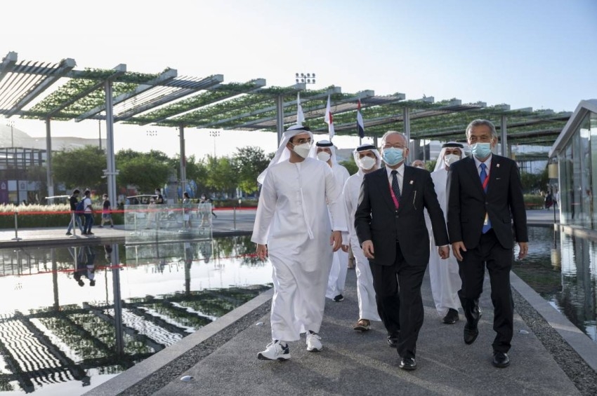 ذياب بن زايد يزور جناح اليابان المشارك في «إكسبو 2020 دبي»