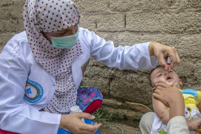 بتوجيهات رئيس الدولة.. تقديم 583 مليون جرعة تطعيم ضد شلل الأطفال في باكستان