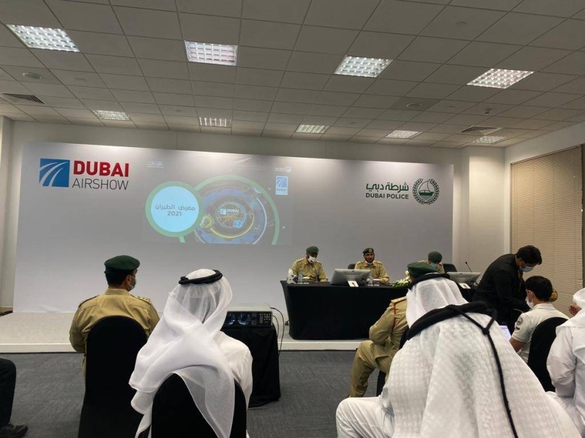 الغيثي يترأس اجتماع تأمين فعاليات معرض دبي للطيران 2021