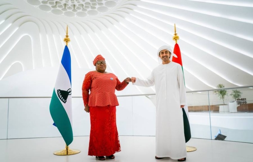 عبدالله بن زايد ووزيرة خارجية ليسوتو يبحثان العلاقات الثنائية