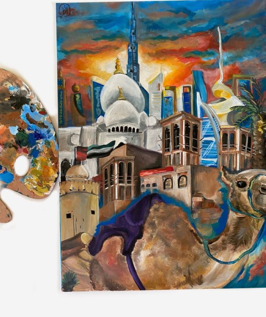 فنانون: ألوان علم الإمارات إلهام بلا حدود