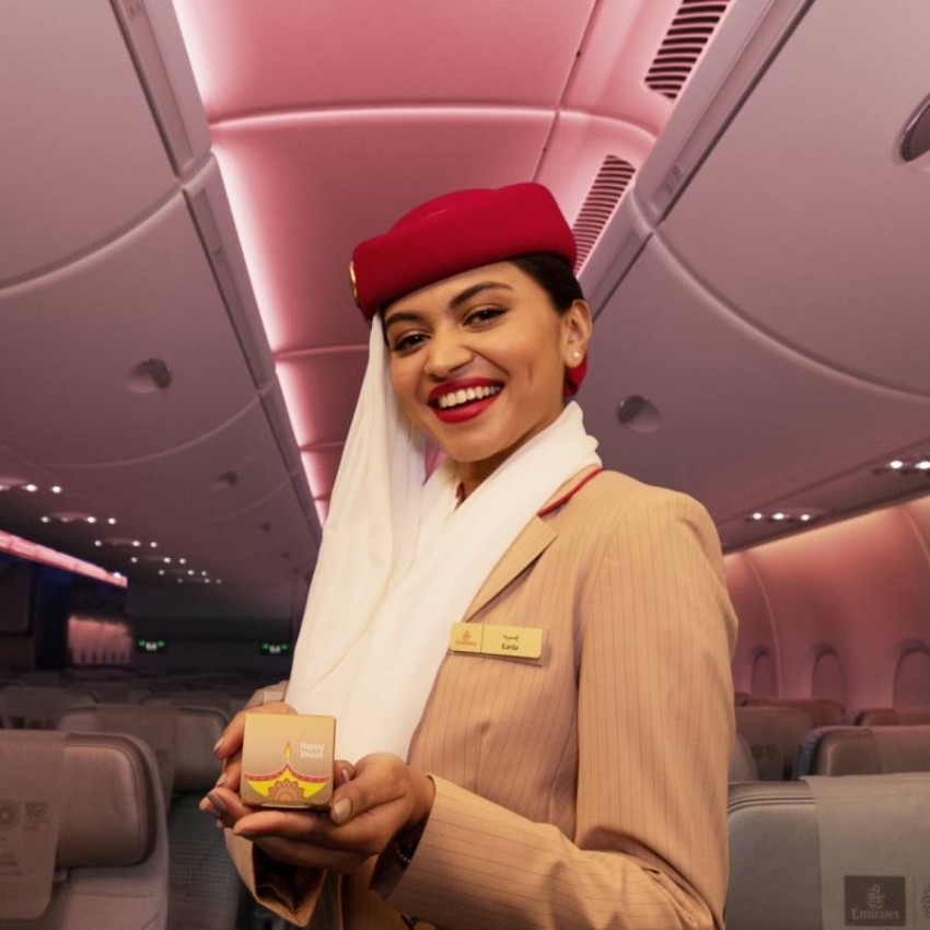 «طيران الإمارات» تحتفل بـ«ديوالي» على رحلاتها إلى الهند