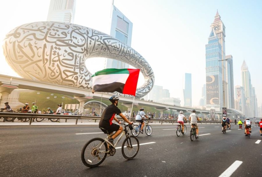 33 ألف مشارك في تحدي دبي للدراجات الهوائية