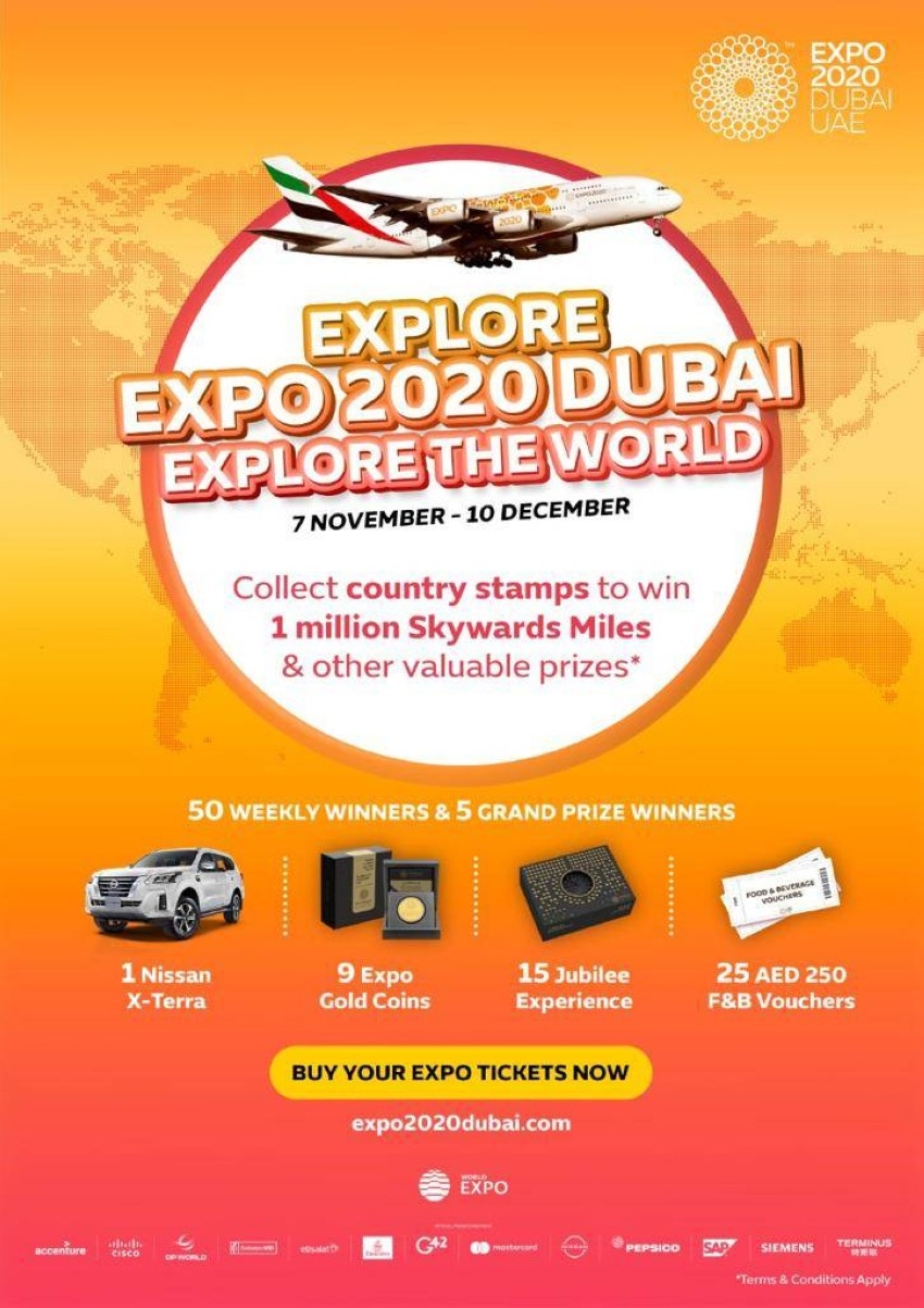 «إكسبو 2020 دبي» يعلن عن سحب «استكشاف العالم»