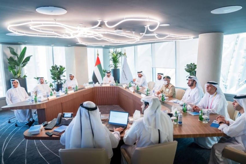 منصور بن محمد يترأس اجتماع مجلس دبي لأمن المنافذ الحدودية في مقر إكسبو