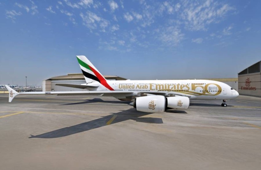 «طيران الإمارات» تعرض «A380» في معرض دبي للطيران