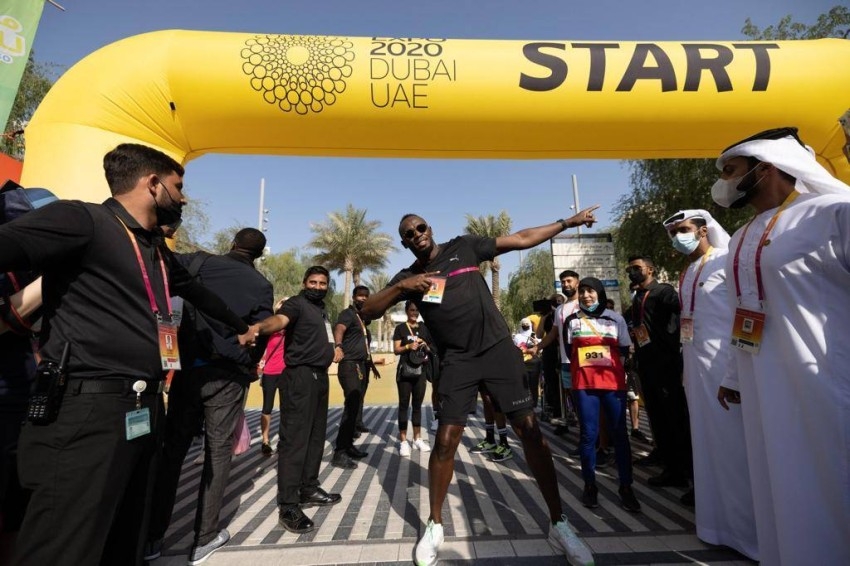 العداء بولت يعود إلى الركض في إكسبو 2020 دبي