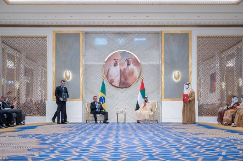 محمد بن راشد يلتقي رئيس جمهورية البرازيل في «إكسبو 2020 دبي»