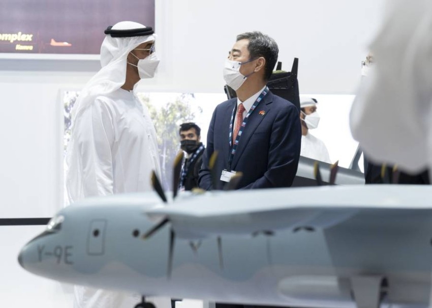 محمد بن زايد: تنظيم معرض دبي للطيران يليق بسمعة الإمارات وريادتها في صناعة المعارض