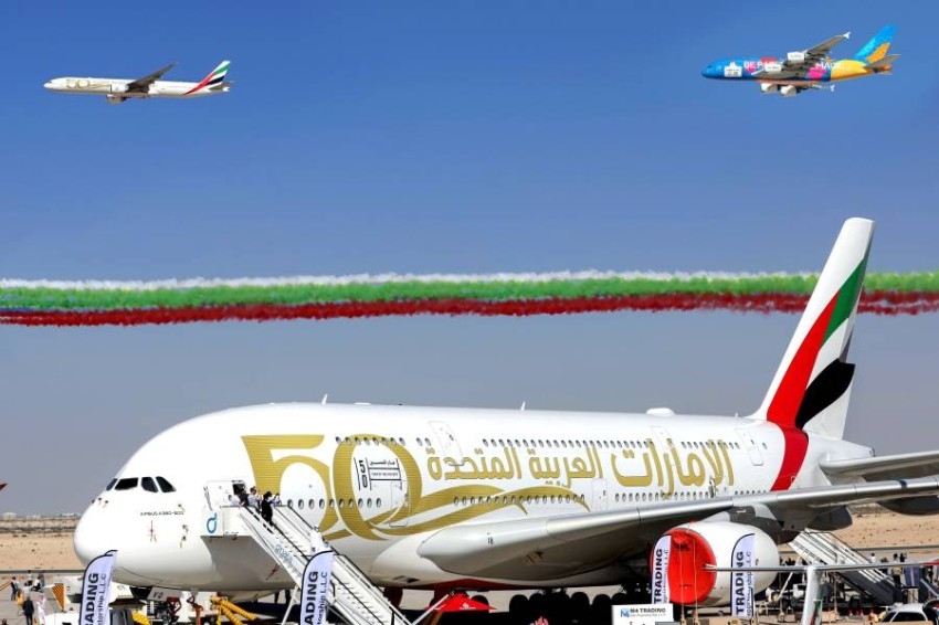 ختام ناجح لمشاركة طيران الإمارات في «دبي للطيران 2021»