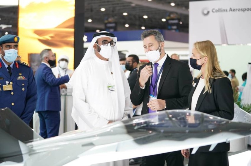 البواردي يزور أجنحة الشركات في معرض دبي للطيران 2021