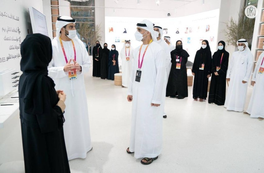 خالد بن محمد بن زايد يزور جناح الشباب في معرض «إكسبو 2020 دبي»