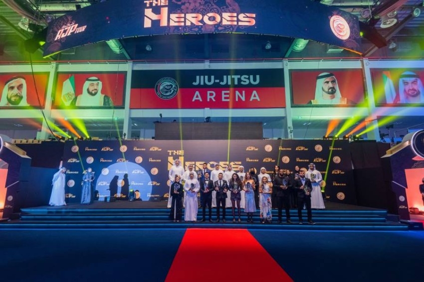 اتحاد الإمارات للجوجيتسو يتوّج الفائزين في «عالمية أبوظبي للمحترفين»