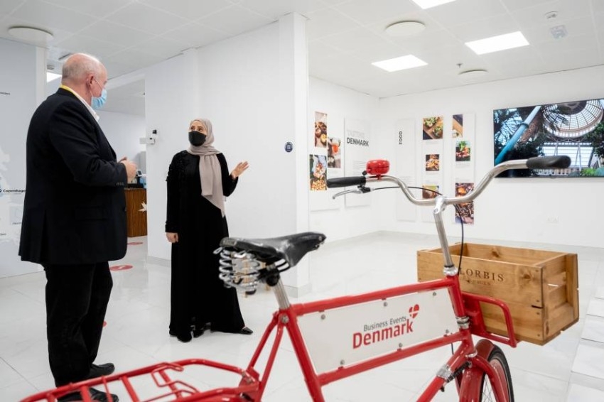 عهود الرومي تزور جناح مملكة الدنمارك في «إكسبو 2020 دبي»