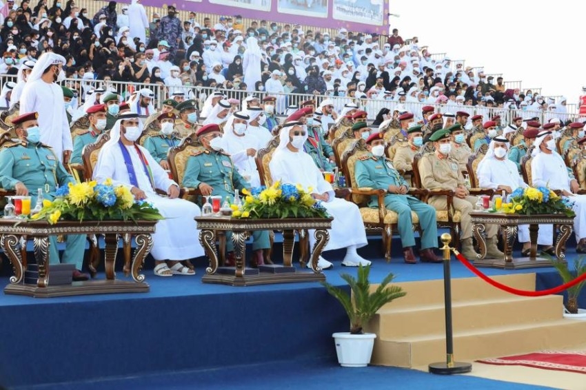 محمد بن سعود يشهد احتفالية اليوبيل الذهبي لـ«الداخلية» في رأس الخيمة