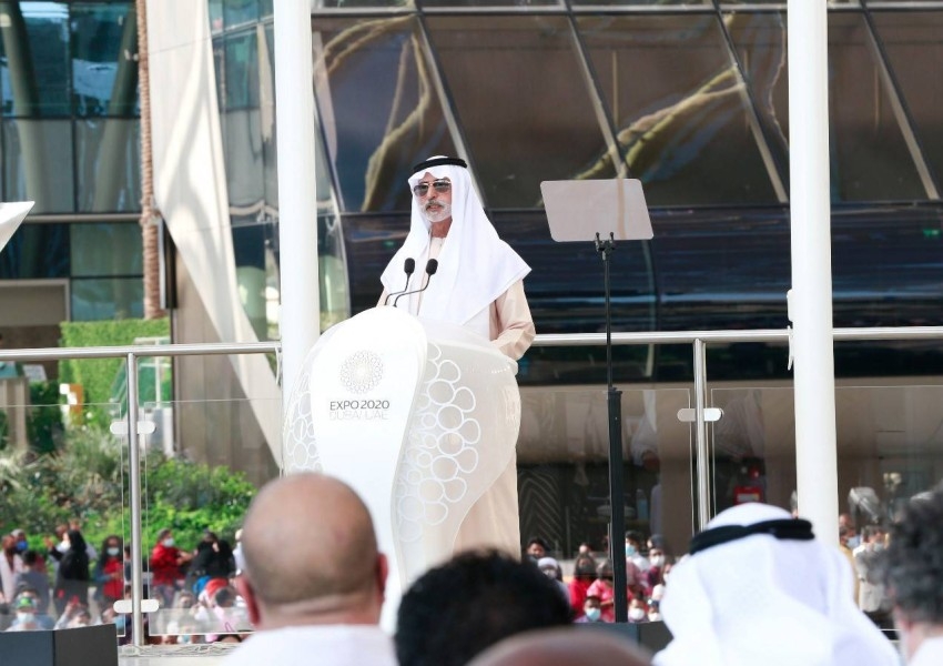 نهيان بن مبارك يشهد الاحتفالات بعيد الاتحاد الخمسين في إكسبو 2020 دبي