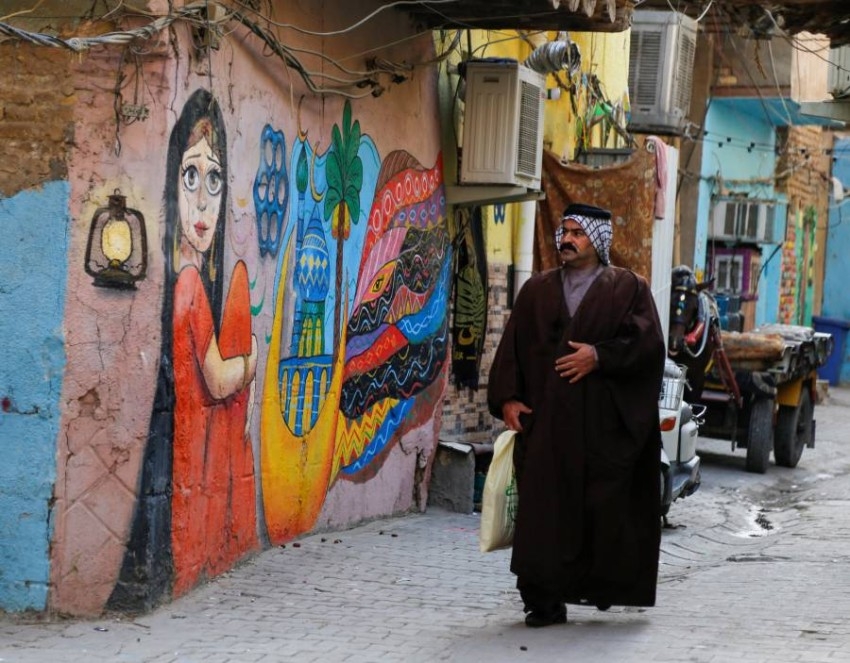 فنانون يحولون أحياء في بغداد إلى متحف مفتوح