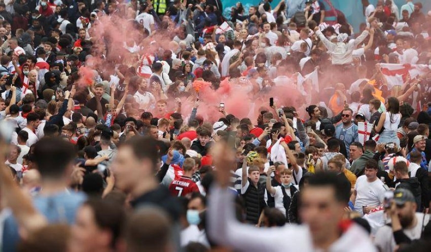 كشف عدد المتسللين إلى ملعب ويمبلي في نهائي يورو 2020
