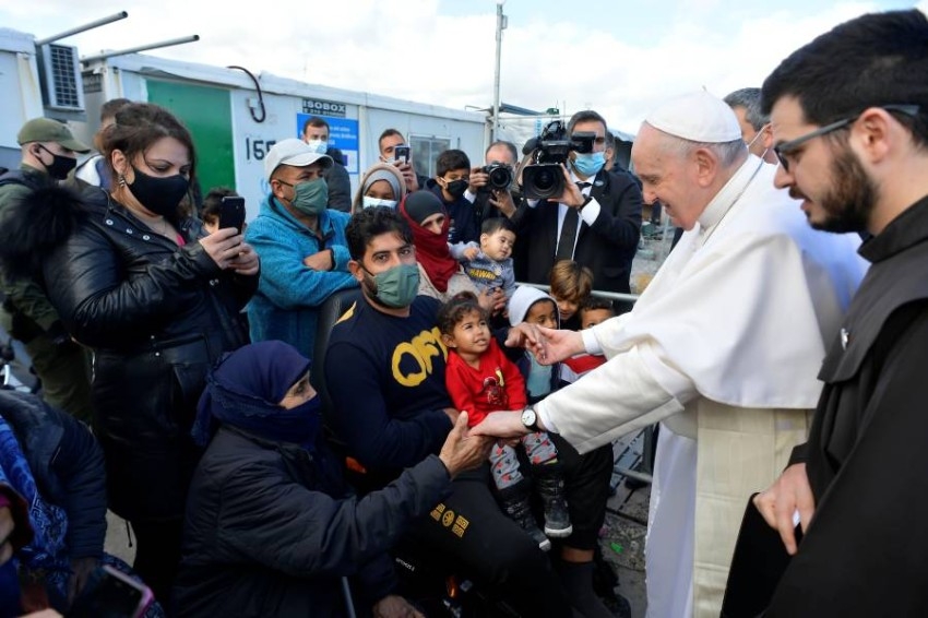 البابا فرنسيس: أزمة المهاجرين «انهيار حضاري»