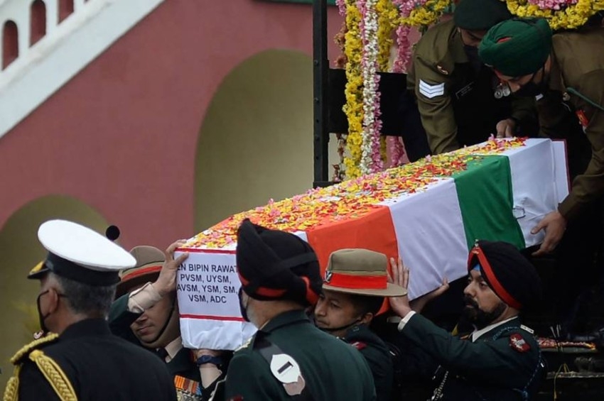 جنازة عسكرية لرئيس أركان الجيش الهندي
