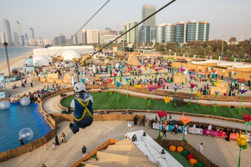 أبرز الأنشطة الترفيهية والحفلات في مهرجان أم الإمارات على كورنيش أبوظبي