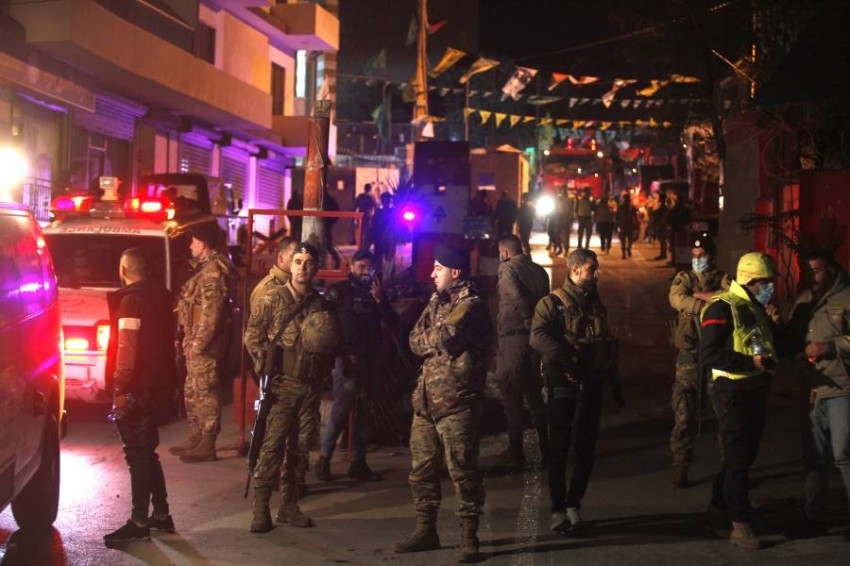 إصابة 12 شخصاً في انفجارٍ بمستودعِ أسلحة تابع لـ«حماس» في لبنان