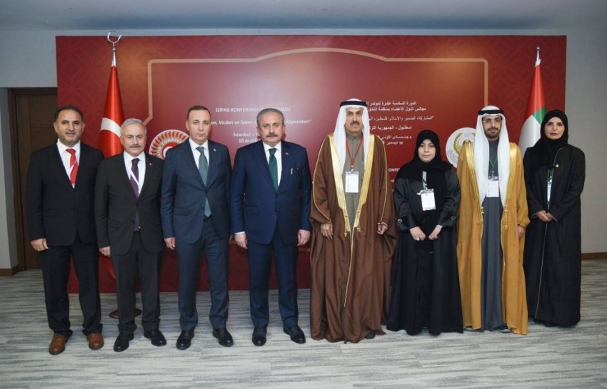صقر غباش ورئيس المجلس الوطني التركي يبحثان سبل تعزيز علاقات التعاون البرلمانية