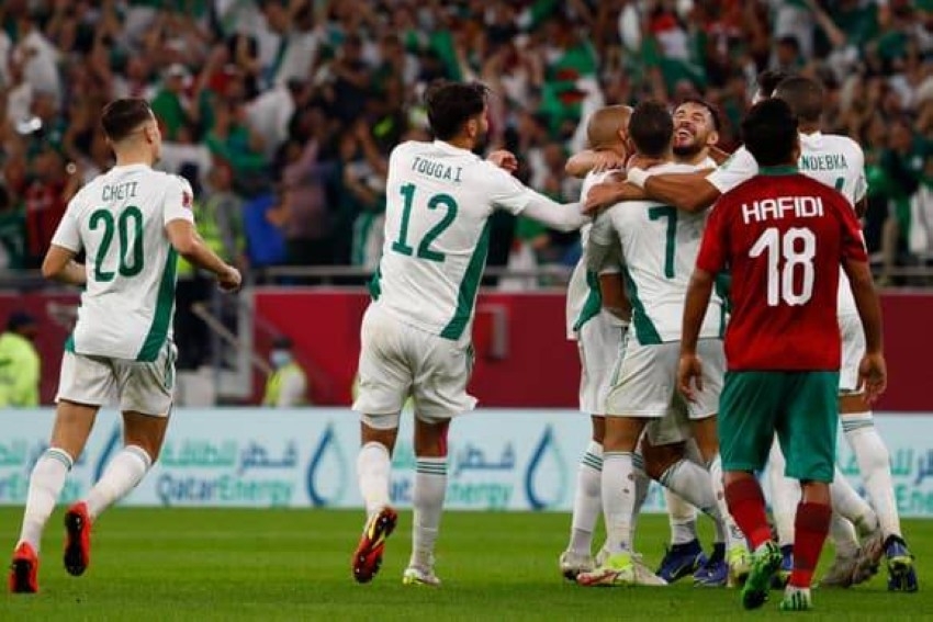 الجزائر تبلغ نصف نهائي كأس العرب بفوزها على المغرب