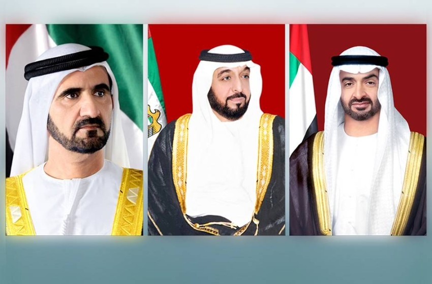 رئيس الإمارات ونائبه ومحمد بن زايد يعزون ملك الأردن في وفاة رئيس الوزراء الأسبق