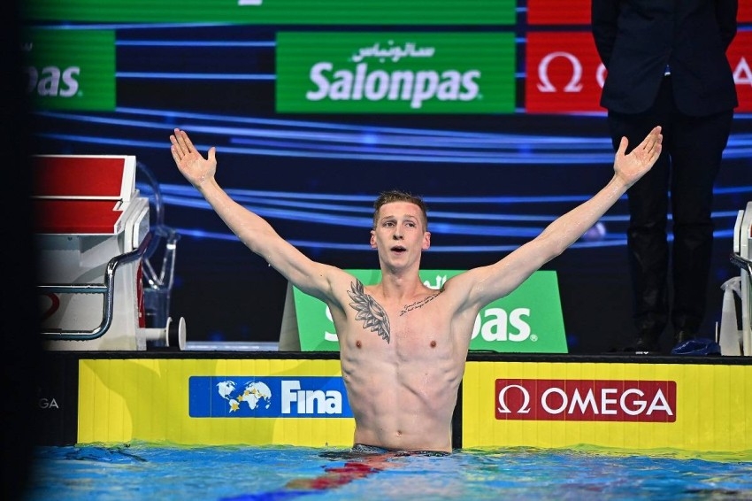 أمريكا بطلة العالم للسباحة بأبوظبي.. والحفناوي يهدي العرب فضية