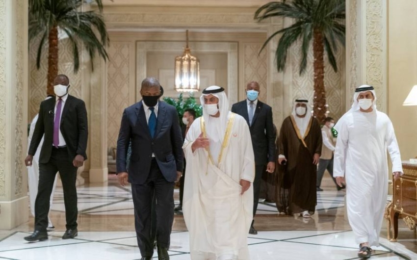 حمدان بن زايد ورئيس أنغولا يشهدان توقيع مذكرات تفاهم