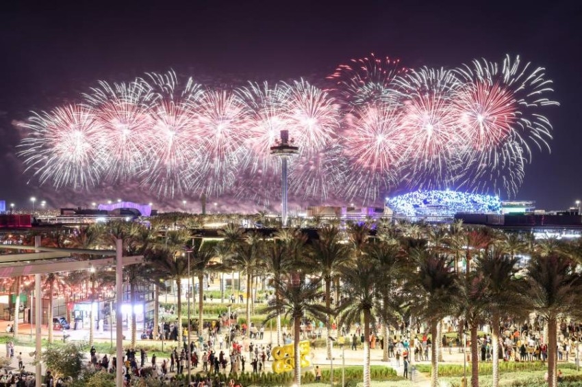 «إكسبو 2020 دبي» يستقبل ليلة رأس السنة باحتفالات حتى الصباح الباكر