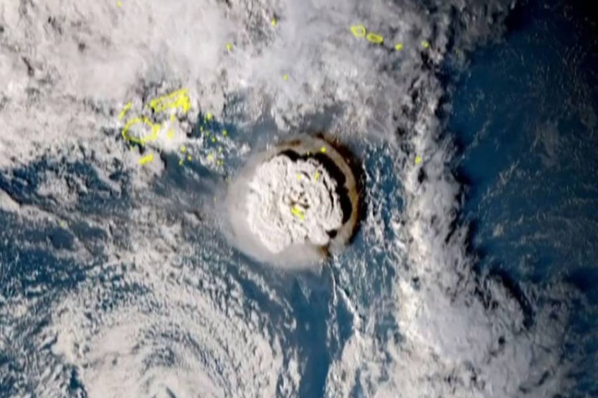 ناسا: ثوران بركان تونغا أقوى بكثير من قنبلة هيروشيما الذرية