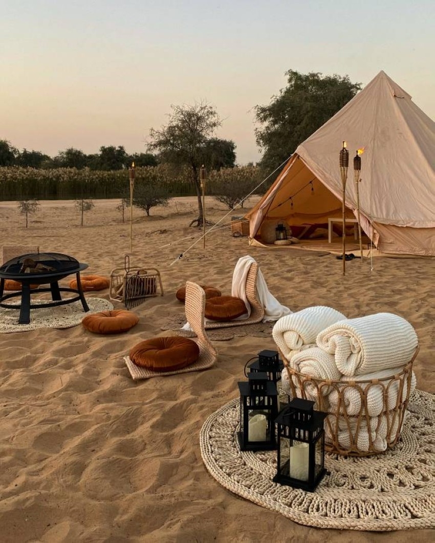 مواقع التخييم في دبي قِبَلة عشاق الطبيعة وملاذ الساعين للاسترخاء