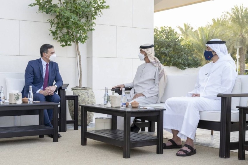 الإمارات وإسبانيا تصدران بياناً مشتركاً حول زيارة «سانشيز» للدولة