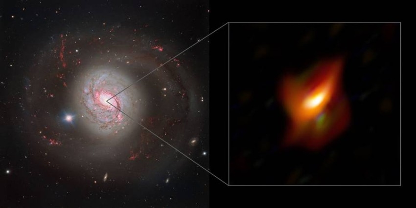 «ماتيس».. أداة ترصد تفاصيل النواة النشطة لمجرة M77
