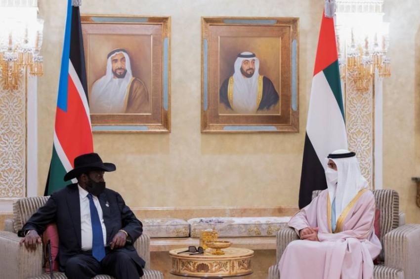 رئيس جنوب السودان يصل إلى الإمارات