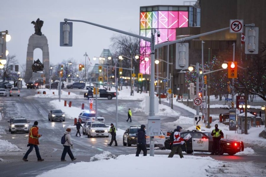 الشرطة الكندية تستعيد السيطرة على وسط أوتاوا بعد 24 يوماً من الاحتجاجات