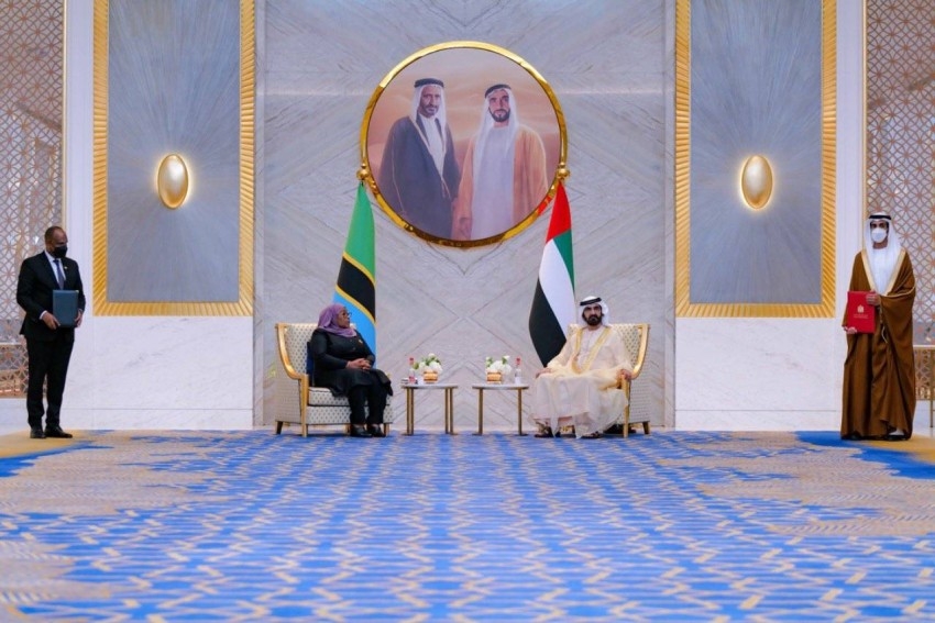 محمد بن راشد يستقبل رئيسة تنزانيا في «إكسبو 2020 دبي»