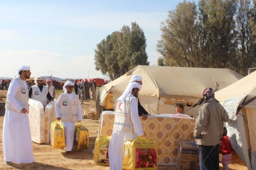 120 ألف مستفيد من مساعدات الهلال الأحمر الشتوية في الأردن