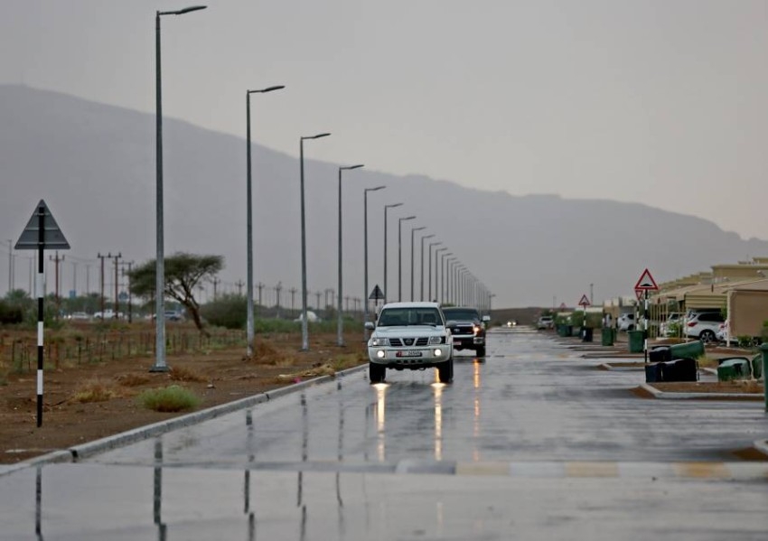احتمال سقوط أمطار غداً في الإمارات