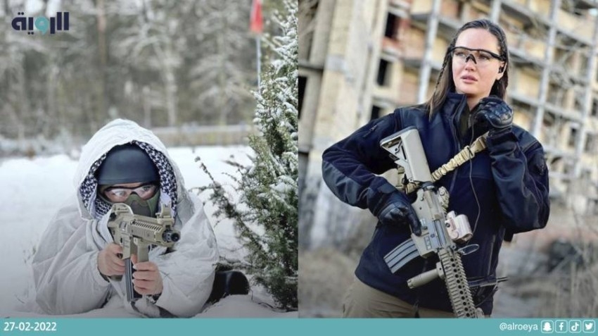ملكة جمال أوكرانيا تنضم إلى جيش بلادها بعد دخول الروس
