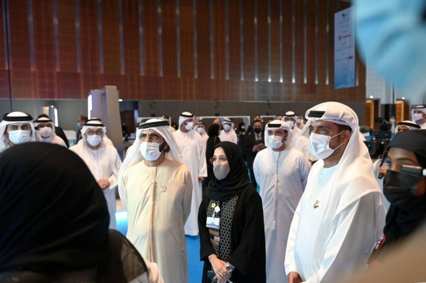 محمد بن راشد يزور منتدى دبي الصحي 2022