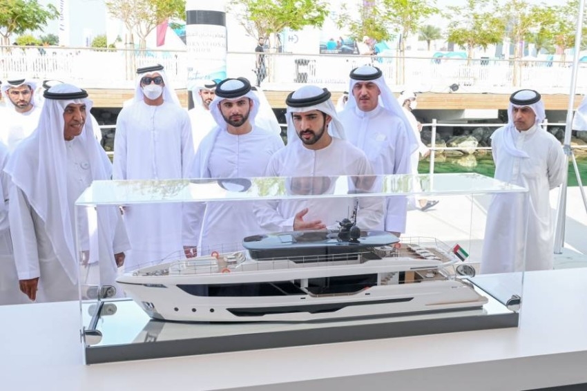 حمدان بن محمد يفتتح معرض دبي العالمي للقوارب 2022