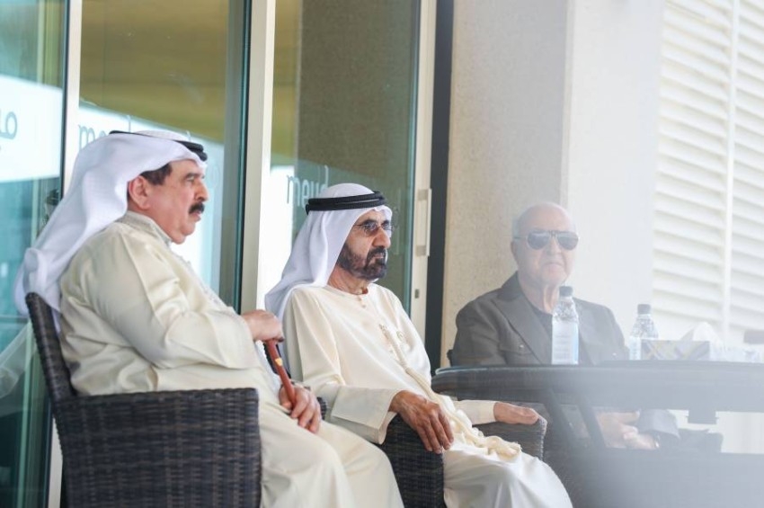 محمد بن راشد يلتقي ملك البحرين على هامش ختام مهرجان القدرة