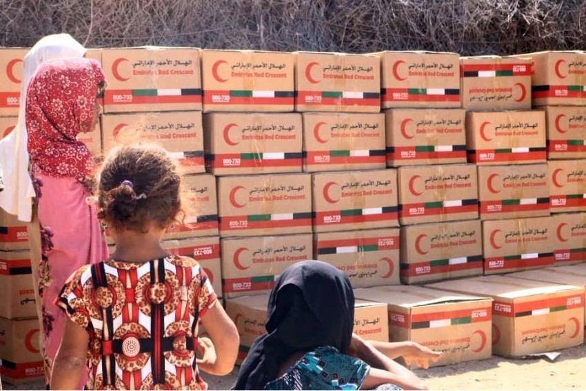 7 ملايين مستفيد من برامج «الهلال الأحمر الإماراتي» الرمضانية في 6 محافظات يمنية