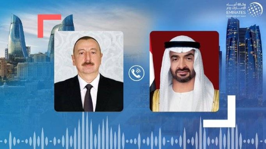 محمد بن زايد يبحث مع رئيس أذربيجان العلاقات الثنائية والتعاون في الطاقة النظيفة